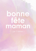 &Eacute;clat pastel pour une maman ch&eacute;rie